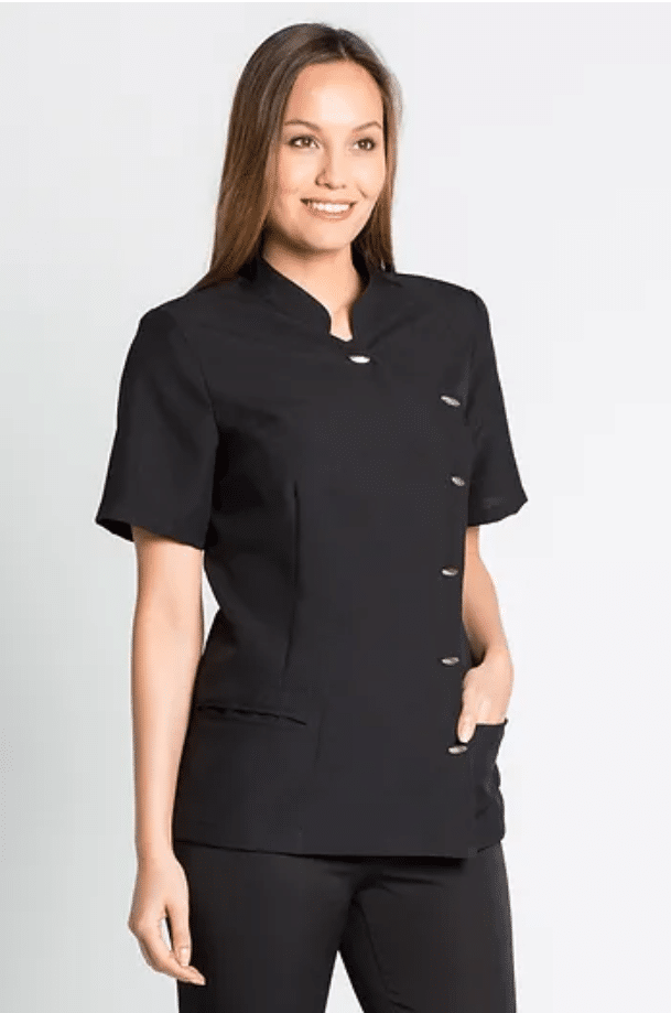 Blouse noire a manche courtes