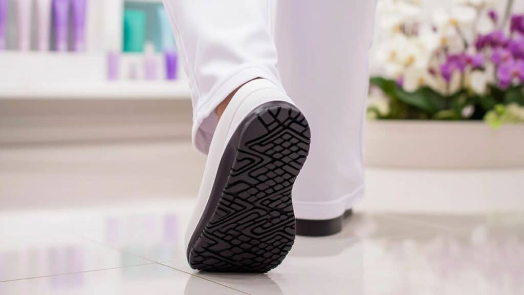 Chaussures professionnelles esthéticiennes pour confort et sécurité