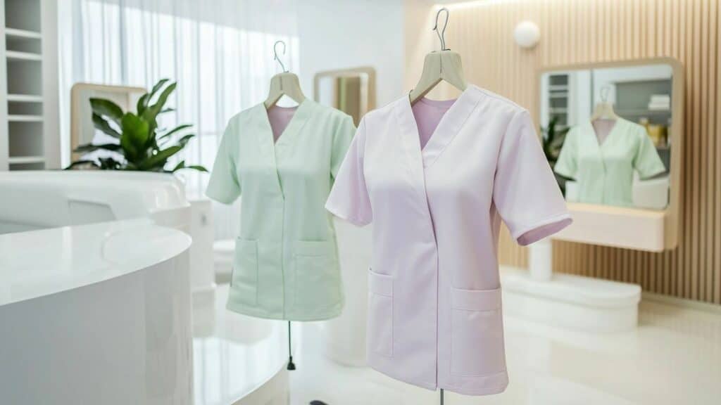 Organisation du vestiaire et stockage hygiénique des tenues de travail