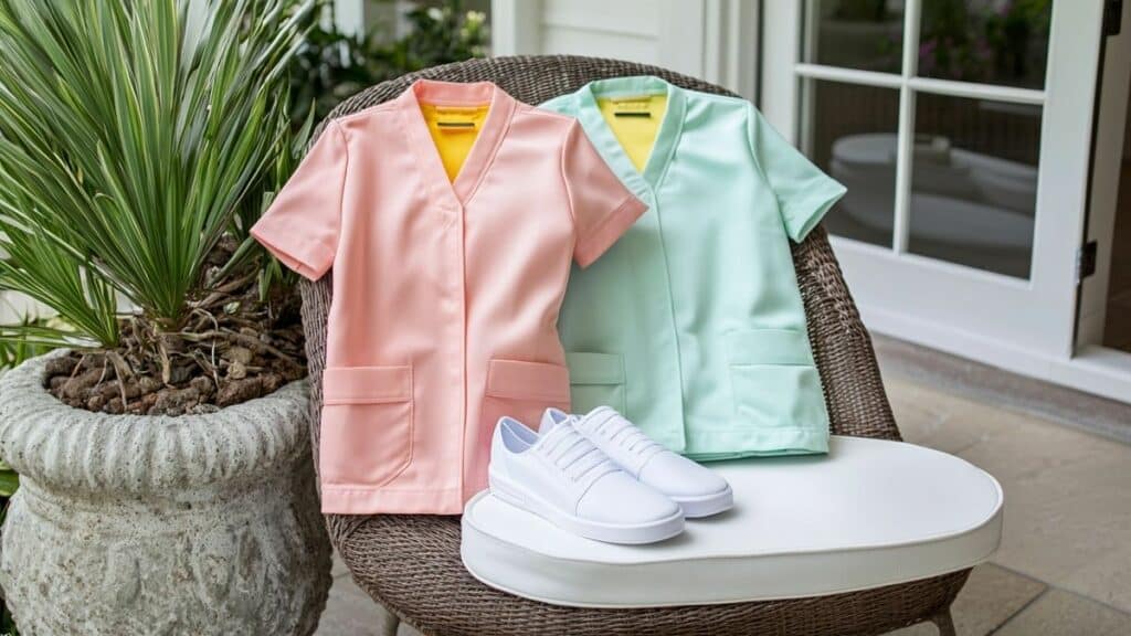 Surchaussures pour zones humides et espaces détente confortables